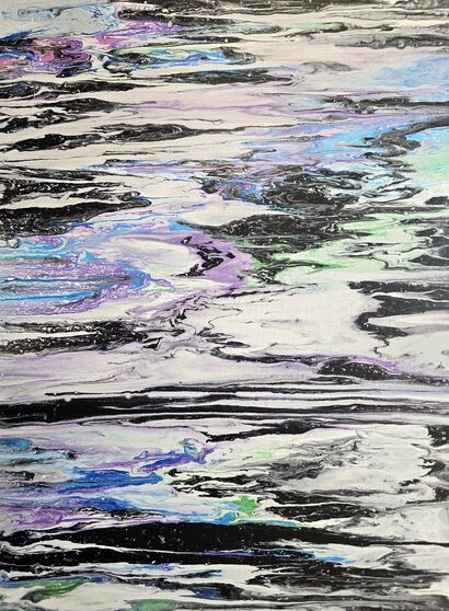 Stream of Consciousness : Ash and Light - a Paint Artowrk by Diko